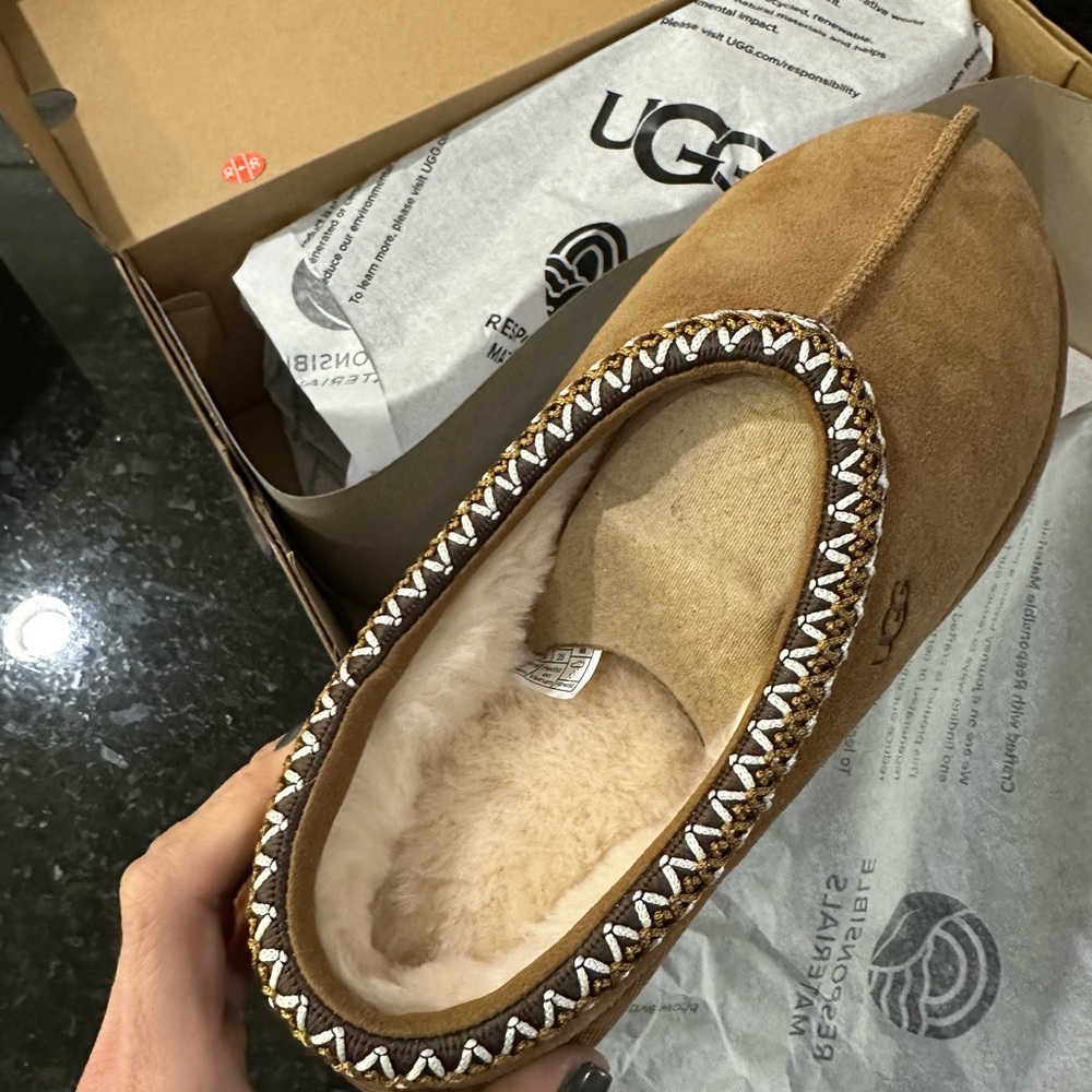 Tassman UGG slippers. Brand new in box. Size 8